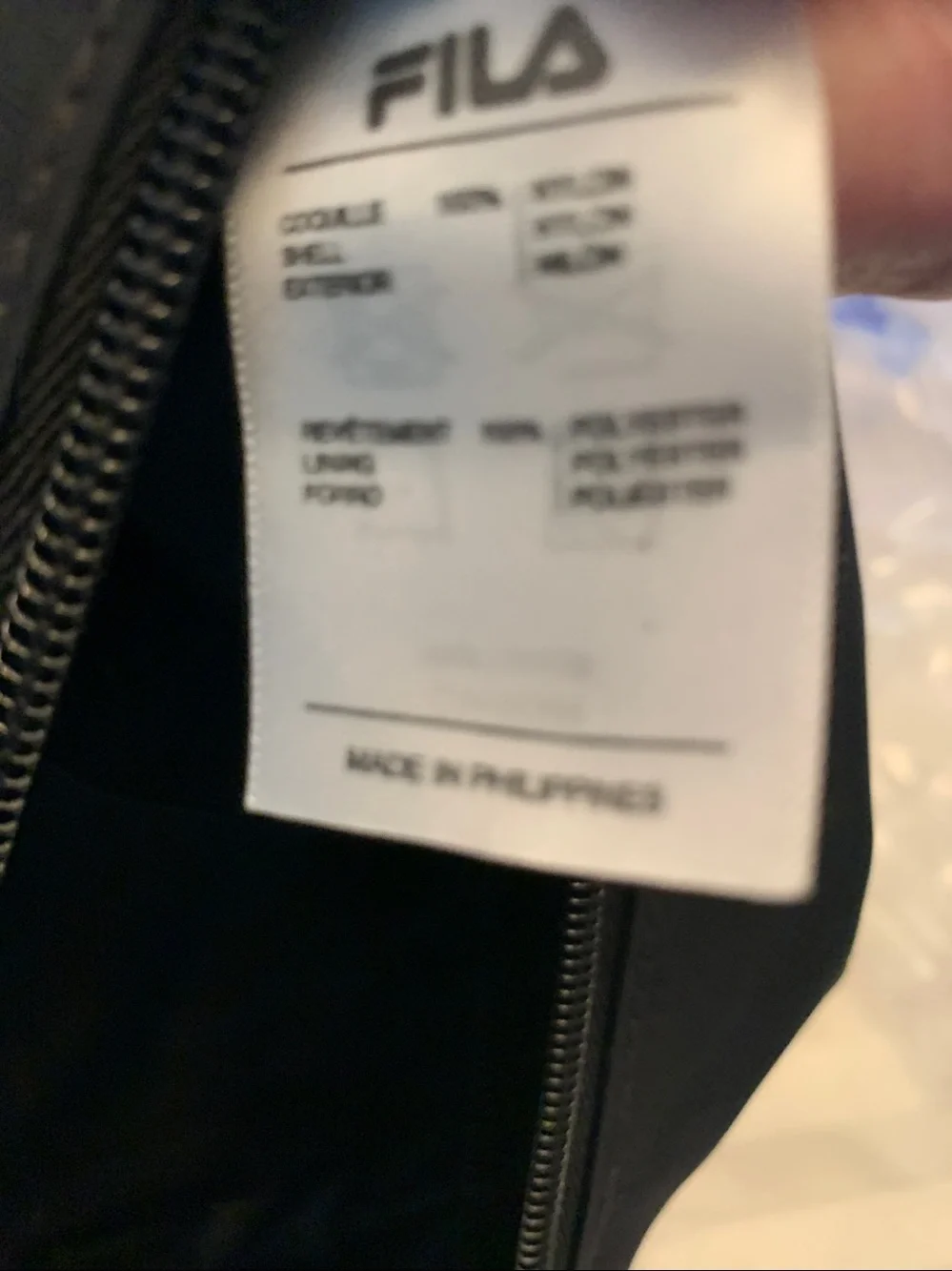 FILA Floral Embroidered Tote